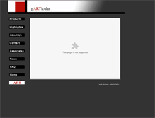 Tablet Screenshot of particular.com