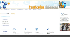 Desktop Screenshot of particular.ie