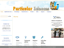 Tablet Screenshot of particular.ie